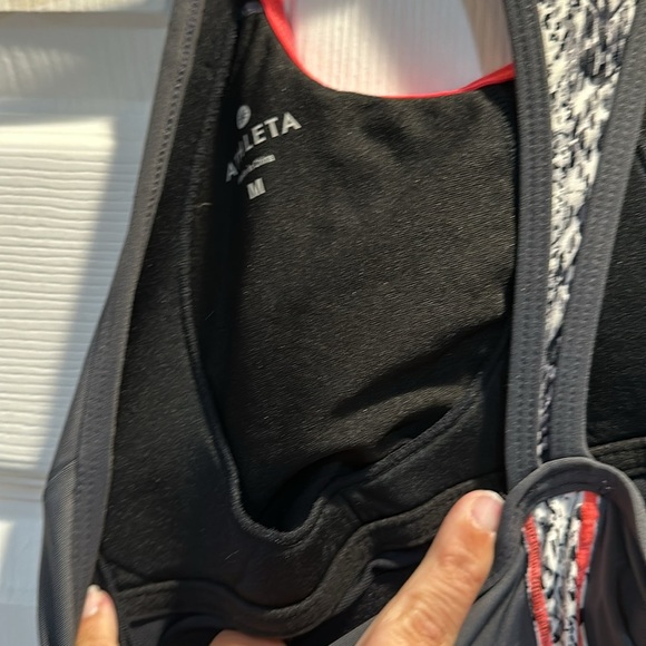 Athleta Torpedo Tankini Bikini Swimsuit Top M bathing suit - Picture 8 of 8